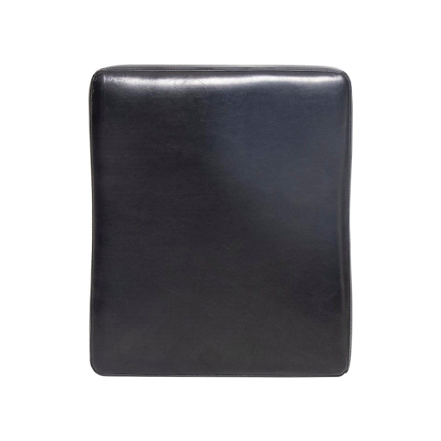 Christopher Knight Home Laramie Bonded Leather Backless Counterstools, 2-Pcs Set, Black