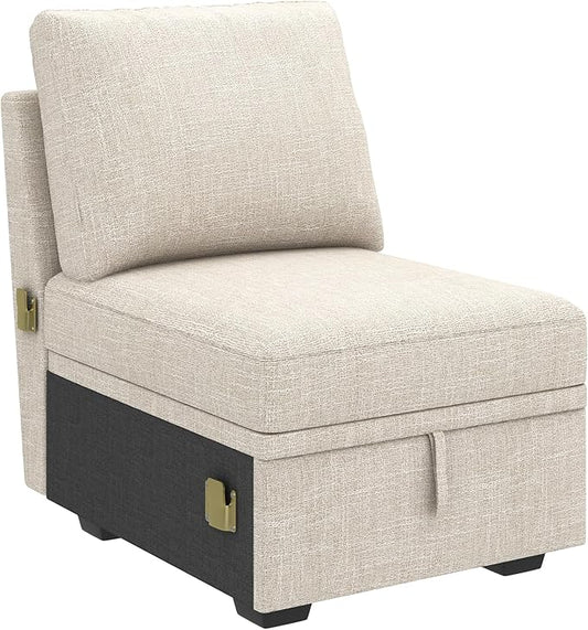 HONBAY Single Seat for Modular Sectional Sleeper Sofa