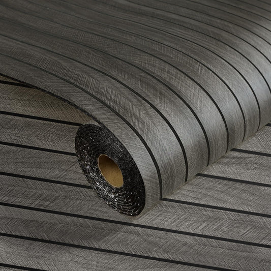 MANONIRIA Peel and Stick Slat Wall Panels 23.62" x 110.24" Self-Adhesive PVC Wood Grain Wallpaper Panel 3D Thick Faux Soundproof Backsplash Accent Wall Tile for Walls Furniture