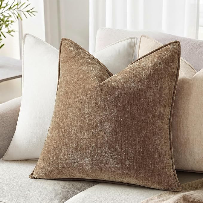decorUhome Summer Couch Throw Pillow Covers 16x16 Set of 2, Decorative Soft