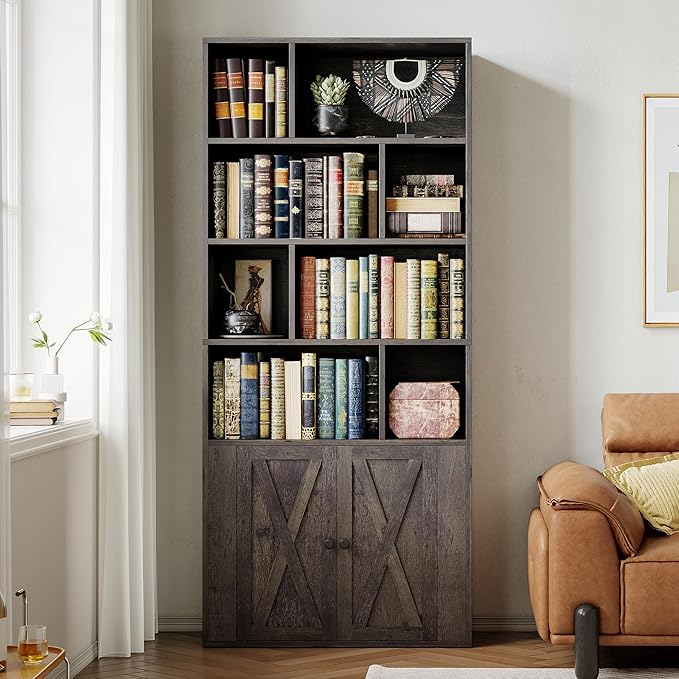 IRONCK Book Shelf, Tall Bookshelf