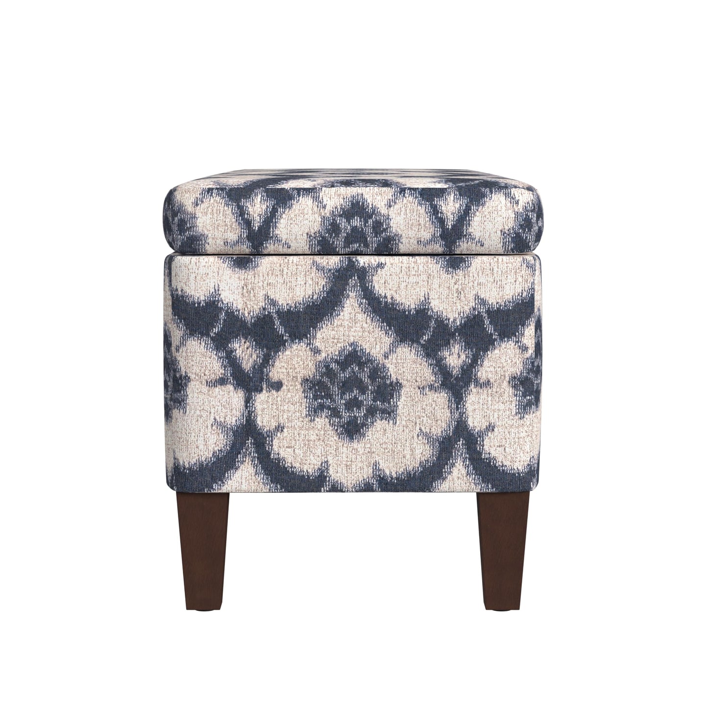 HomePop 36" Decorative Storage Bench - Blue Medallion Print