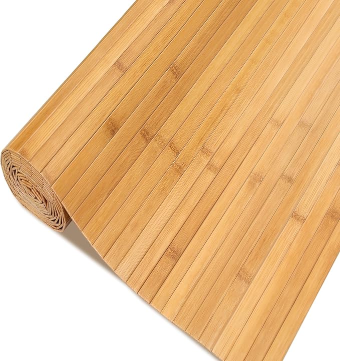 Natural Bamboo Wall Panel, Renewable Pole Wrap Bamboo Wainscoting Paneling