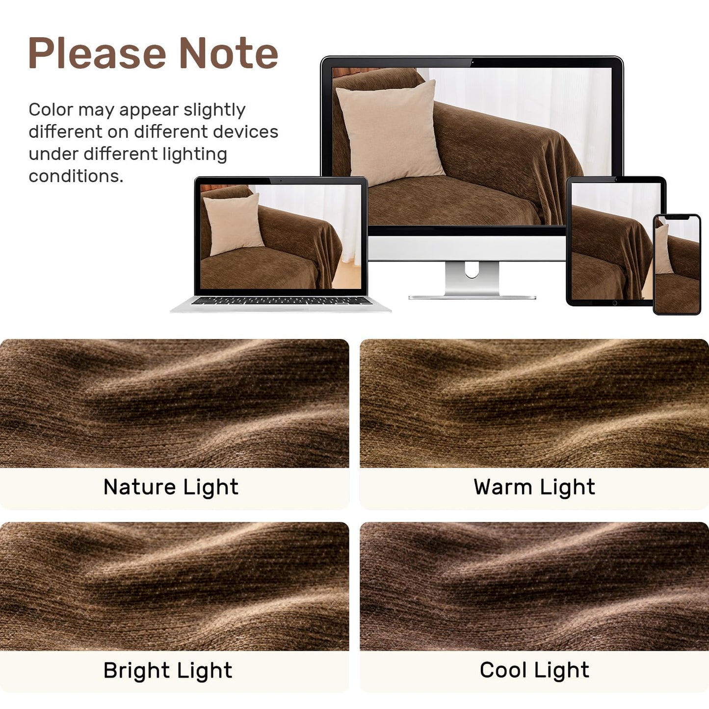 Houmiggle Sectional Couch Covers, 2 Pieces Washable L Shaped Couch Covers Sofa Blanket for Dogs Pet Friendly Sectional Sofa Slipcovers Furniture Covers,71"x118"+91"x134",(XXX-Large,Coffee)
