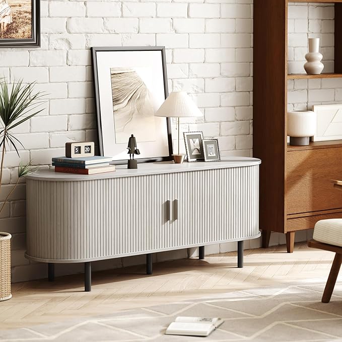 ONBRILL 55" TV Stand with Power Outlet