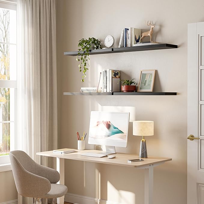 YUFLINX 23’’Black Floating Shelves