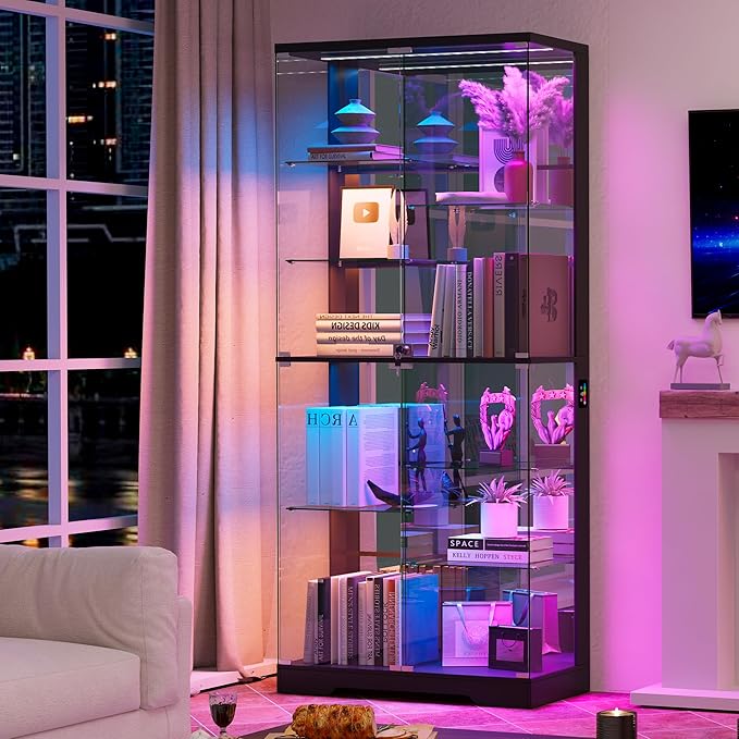 HNEBC Lighted Display Cabinet