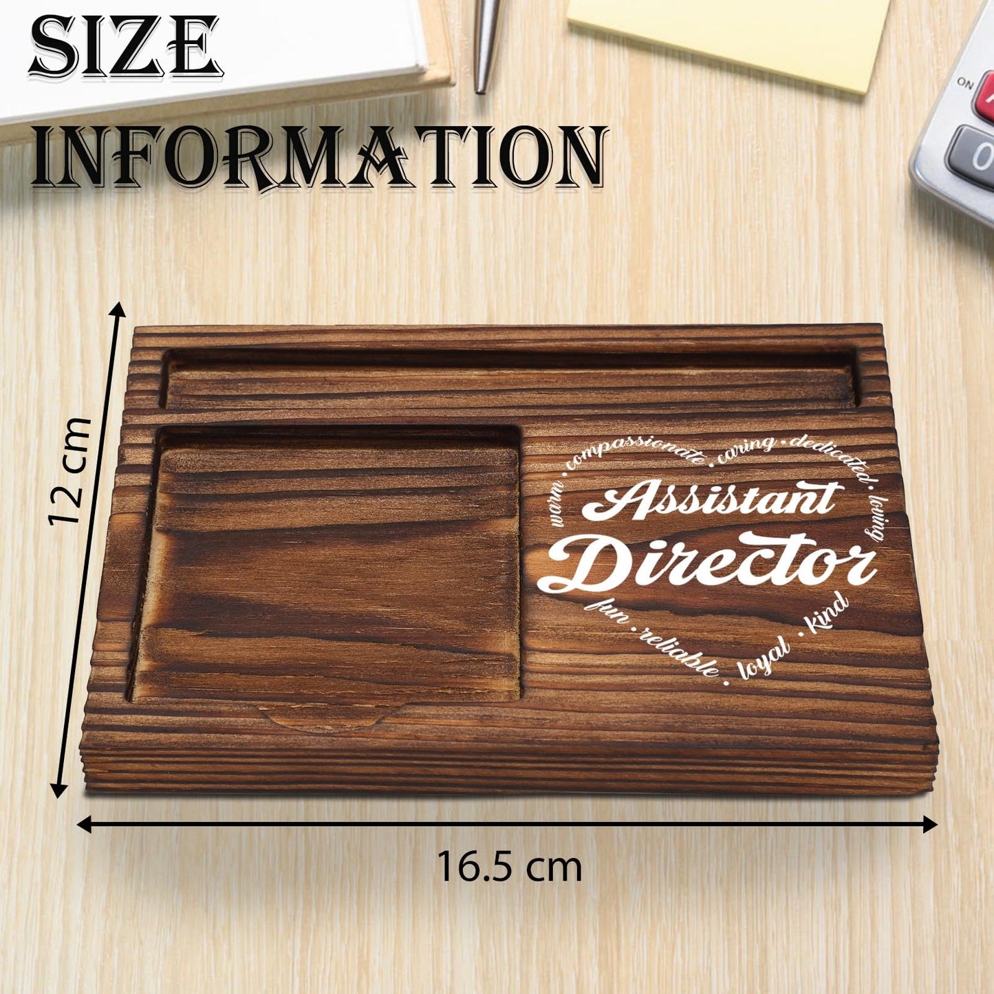 Assistant Director Sticky Note Holder, Thank You Gift for Director Coworker Teacher Assistant, Assistant Director Appreciation Gift Desk Self-Stick Note Pad Holders TZP43