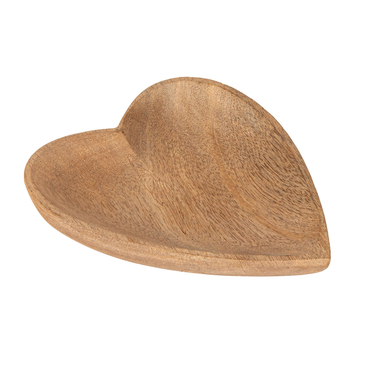 Bloomingville Mango Wood Heart Shaped Bowl Brown, 1 Count (Pack of 1)