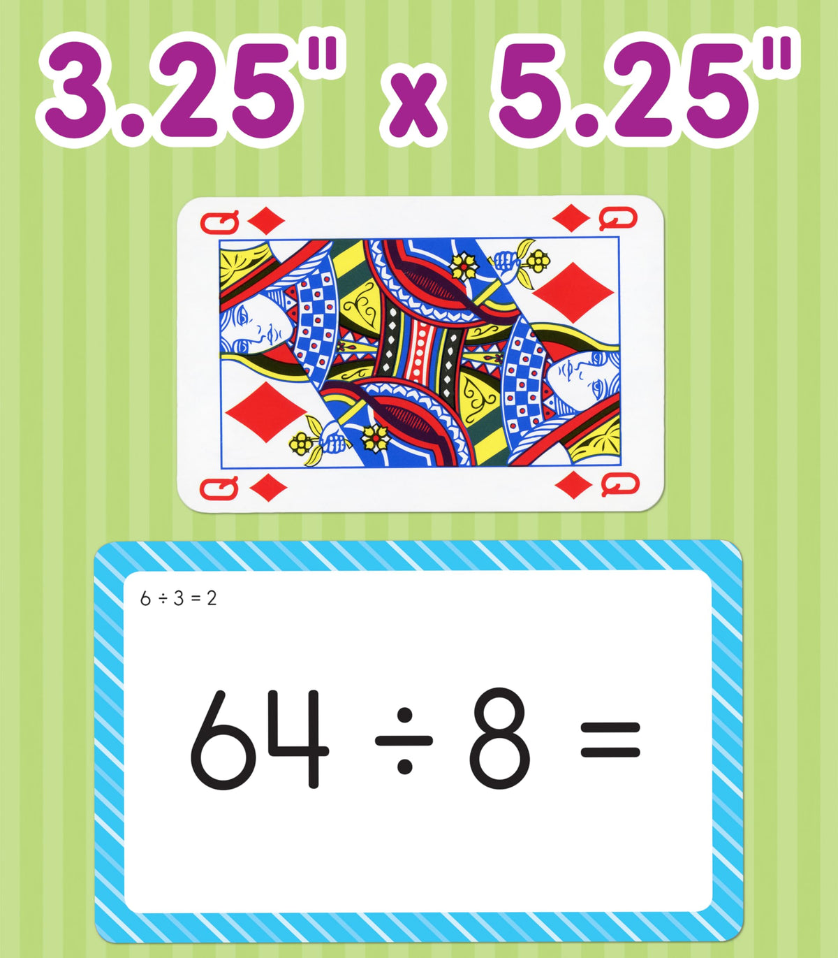 Carson Dellosa Education Division, Fractions, and Multiplication Flash Cards, 3 Sets of Flashcards, Math Games for Kids 8-12, 3rd Grade Mathematics Practice and Up