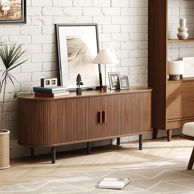 ONBRILL 55" TV Stand with Power Outlet