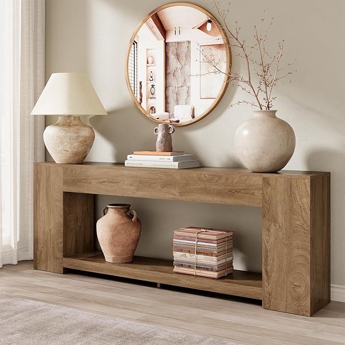 Epecoya 86-Inch Extra Long Console Table
