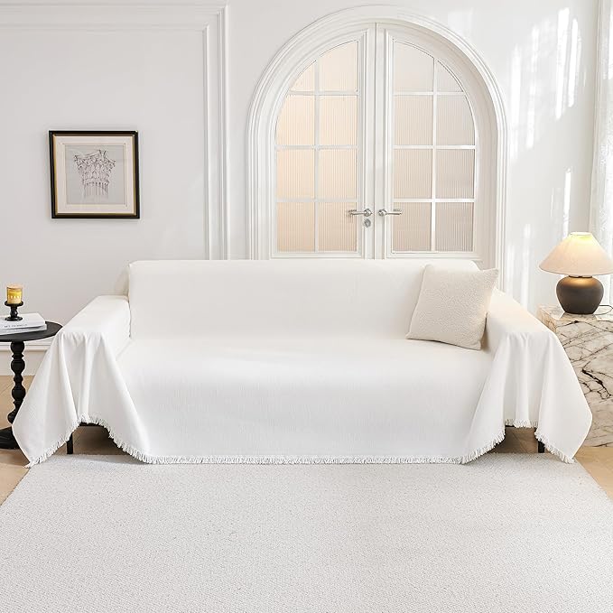 MYSKY HOME Couch Cover for Dogs Washable Couch Covers for 3 Cushion Couch Sofa