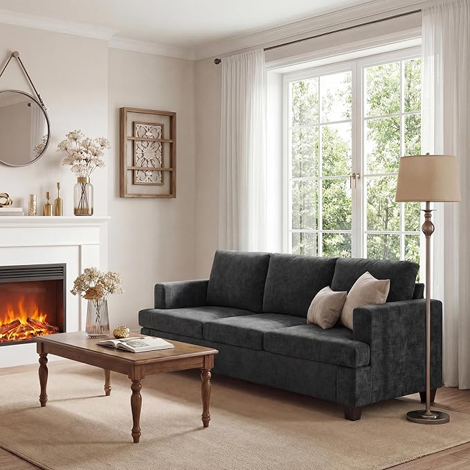 Apicizon 89" 3 Seat Couch for Living Room, Comfy Couch Clound Sofa 3 Seater Sofa