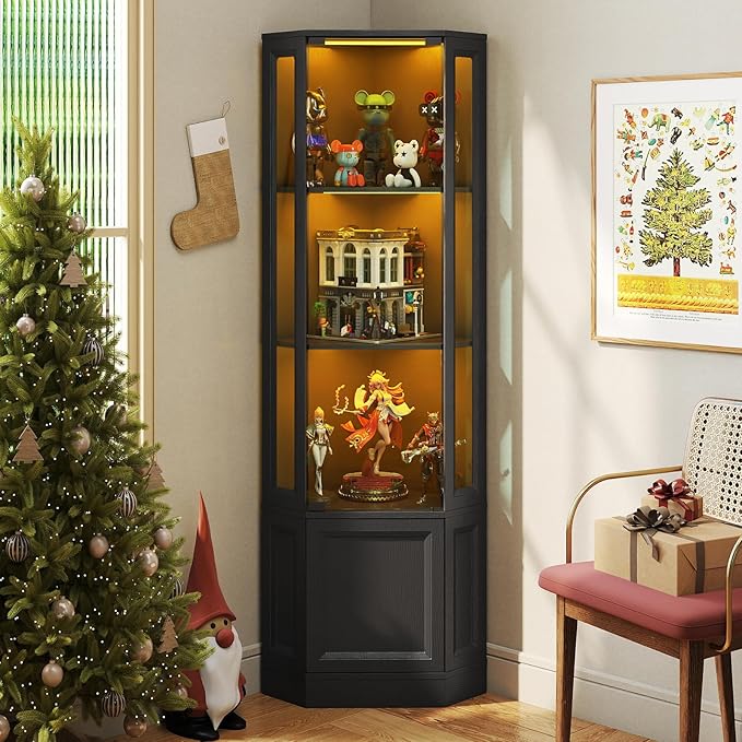 Verano Garden Corner Display Cabinet