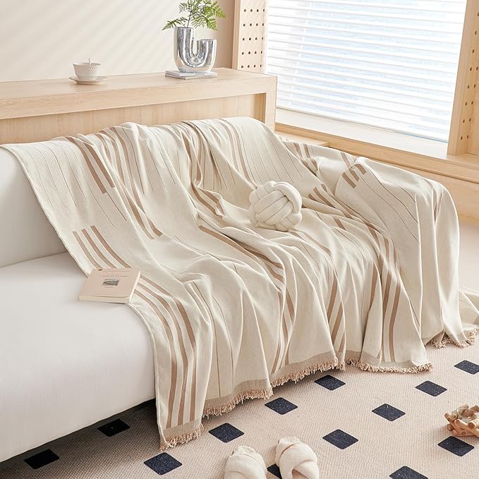 DREAMINGO Couch Cover Reversible Chenille 3 Seat Sofa Covers