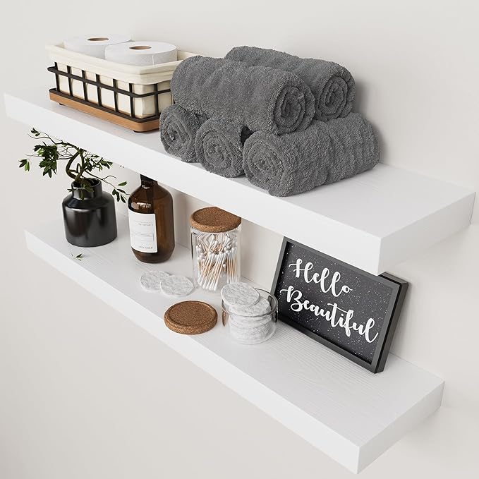 BAOBAB WORKSHOP Wood Floating Shelves