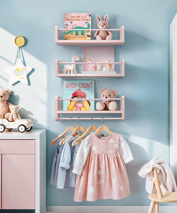 Maxpeuvon Nursery Book Shelves, Bedroom and Kitchen