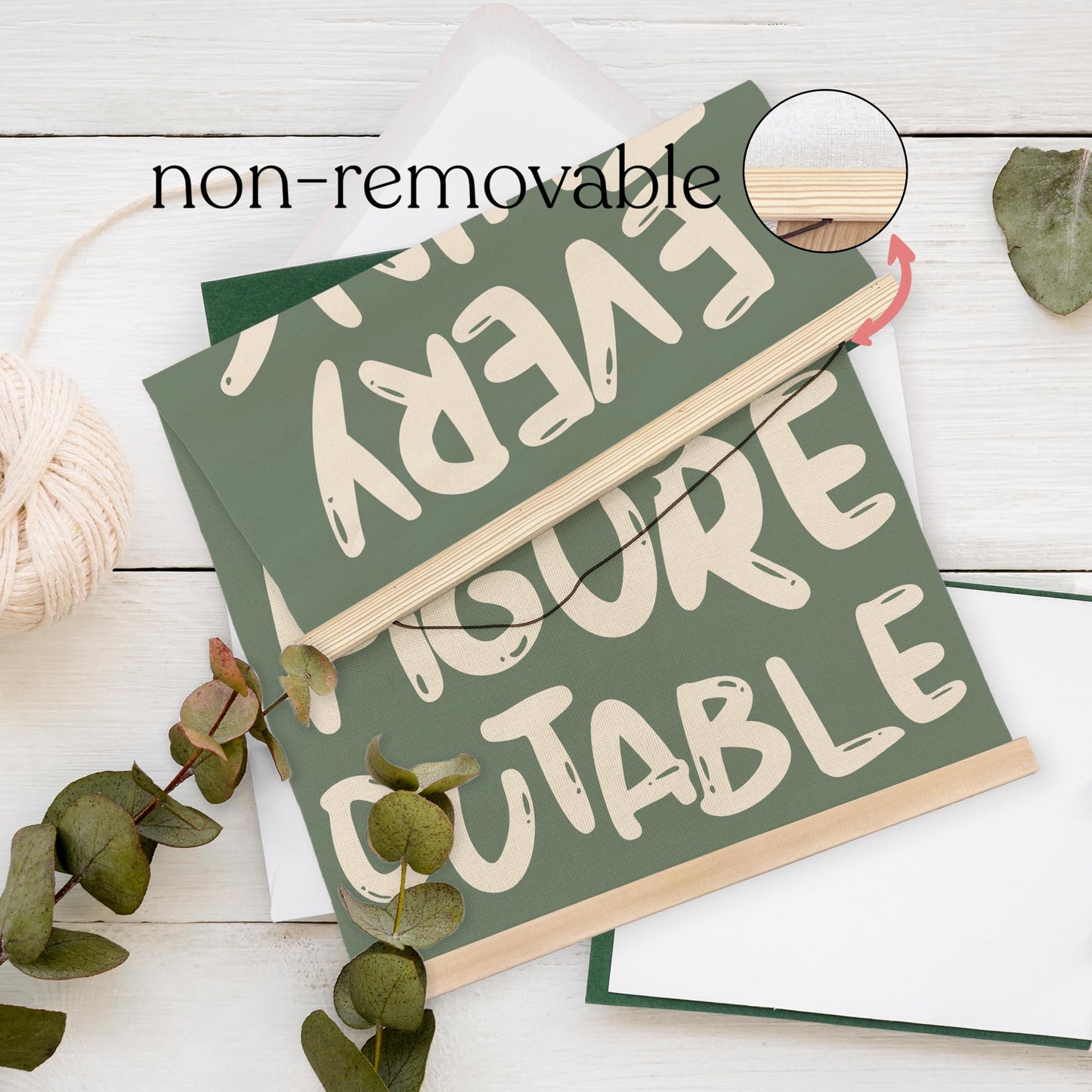 YQDEJ Everything is Figureoutable Inspirational Wall Art Poster Hanger Frame, Positive Affirmations Wall Decor, Motivational Wall Art for Home Office Classroom, 12x16 Inch