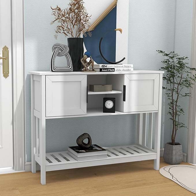 TaoHFE White Console Table