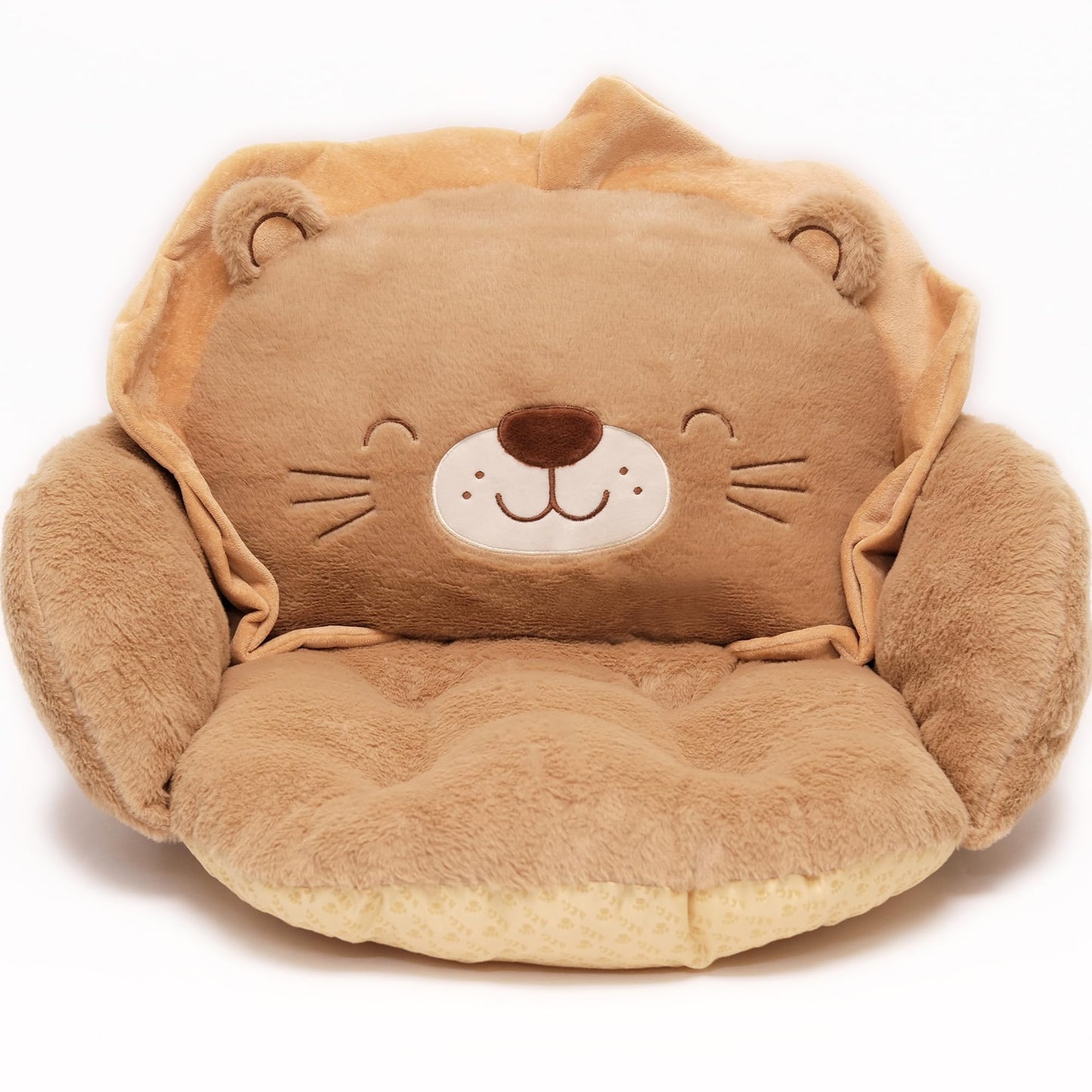 ninazy Lion Animal Cushion - Cute Pillows Chair Pillow - Gaming Chair Cushion Cute - Seat Cushion for Office Chair - Sitting Pillow Car Seat Pillows Decor - Plush Pillows (Lio)
