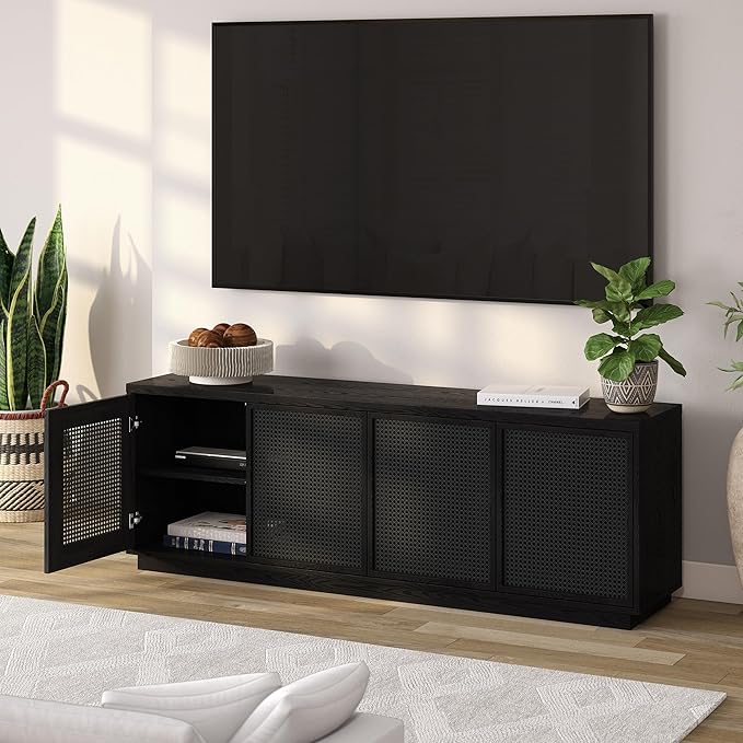 Henn&Hart TV Stand for TVs up to 78"