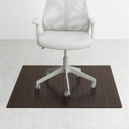 Anji Mountain Office Chairmat Thickest & Sturdy Bamboo Chairmats Highly Premium Quality Anti-Slip Heavy Duty for Multi-Purpose Hardwood Floor Office & Home Floor Protector Office Chair mat-5mm Thick
