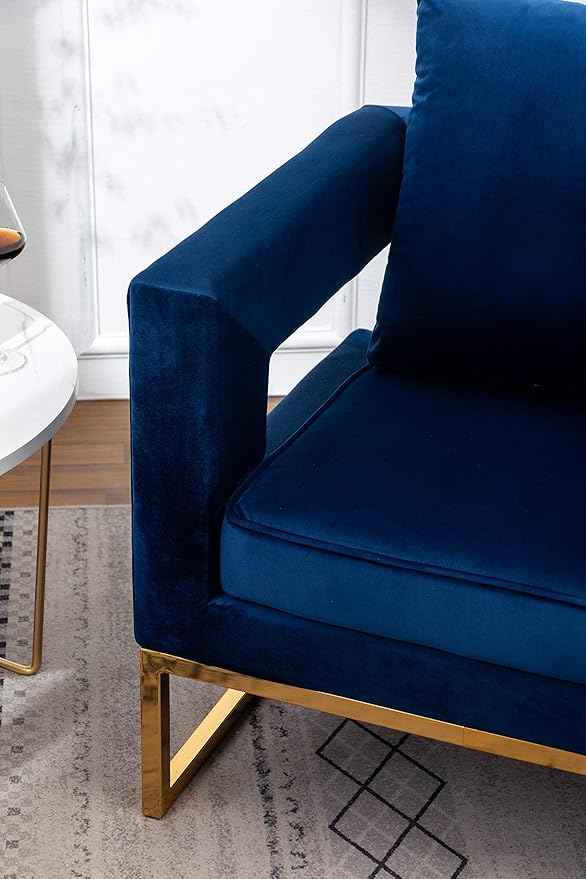 Roundhill Furniture Lenola Upholstered Accent Arm Chair