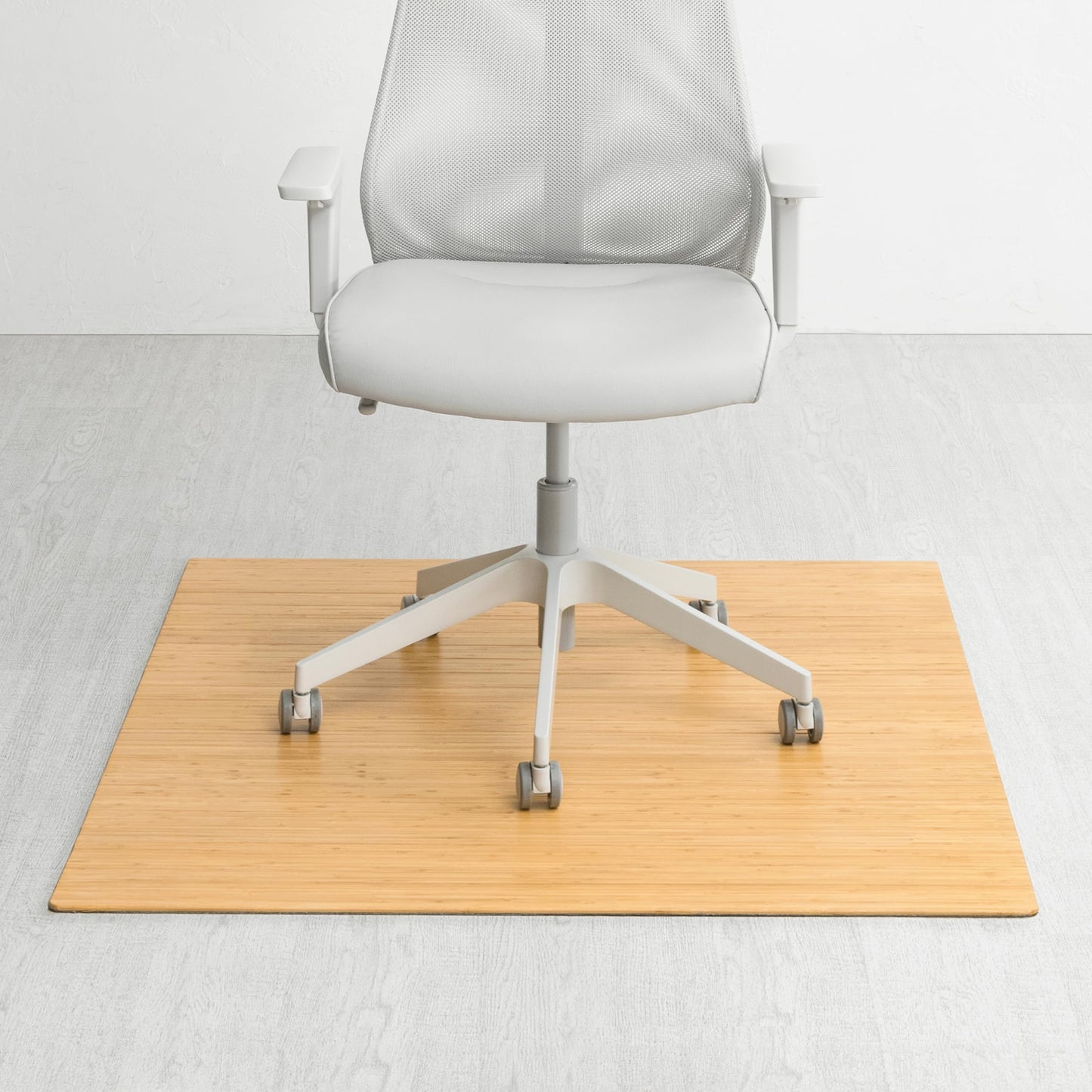 Anji Mountain Office Chairmat Thickest & Sturdy Bamboo Chairmats Highly Premium Quality Anti-Slip Heavy Duty for Multi-Purpose Hardwood Floor Office & Home Floor Protector Office Chair mat-8mm Thick