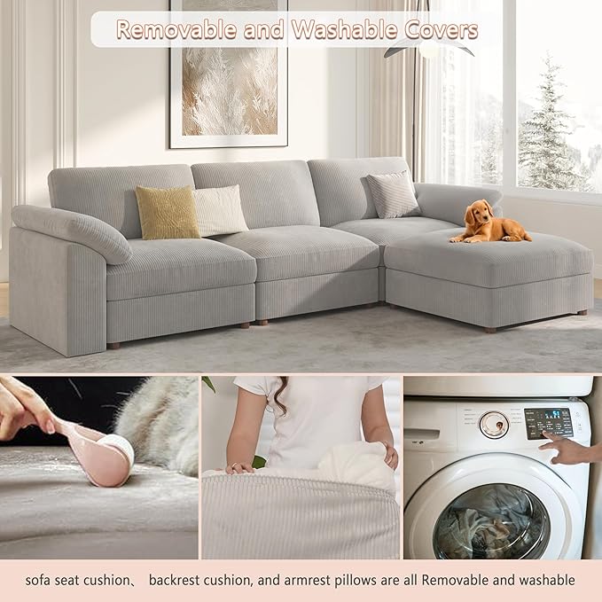 EASE MOOSE Oversized Sectional Modular Sofa