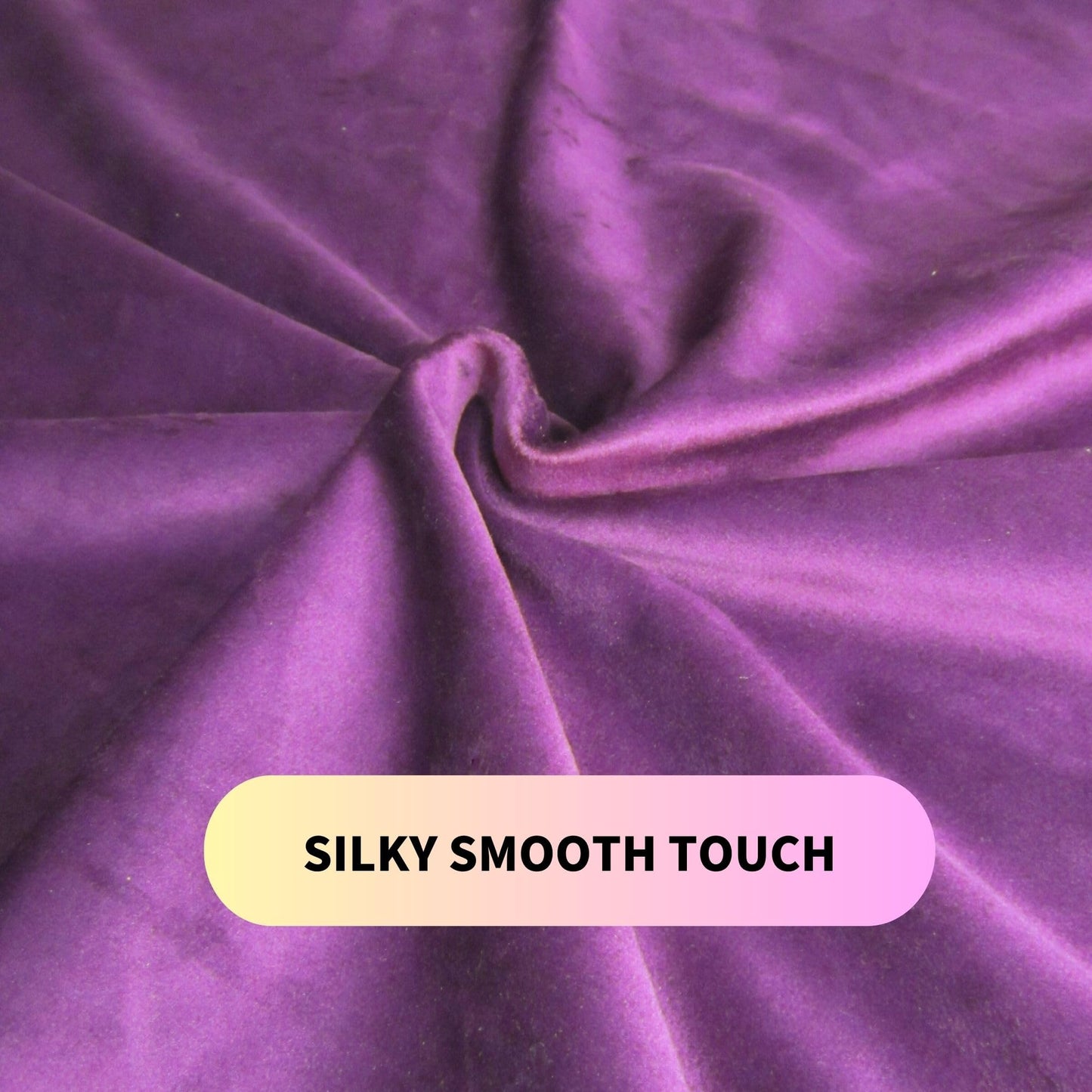 Aljctns Grape Purple Velvet Curtains 90 inches Long Luxury Blackout Curtains for Bedroom Living Room,Thermal Insulated Super Soft Window Drapes Rod Pocket & Back Tab, 52" W x 90" L, 2 Panels Set