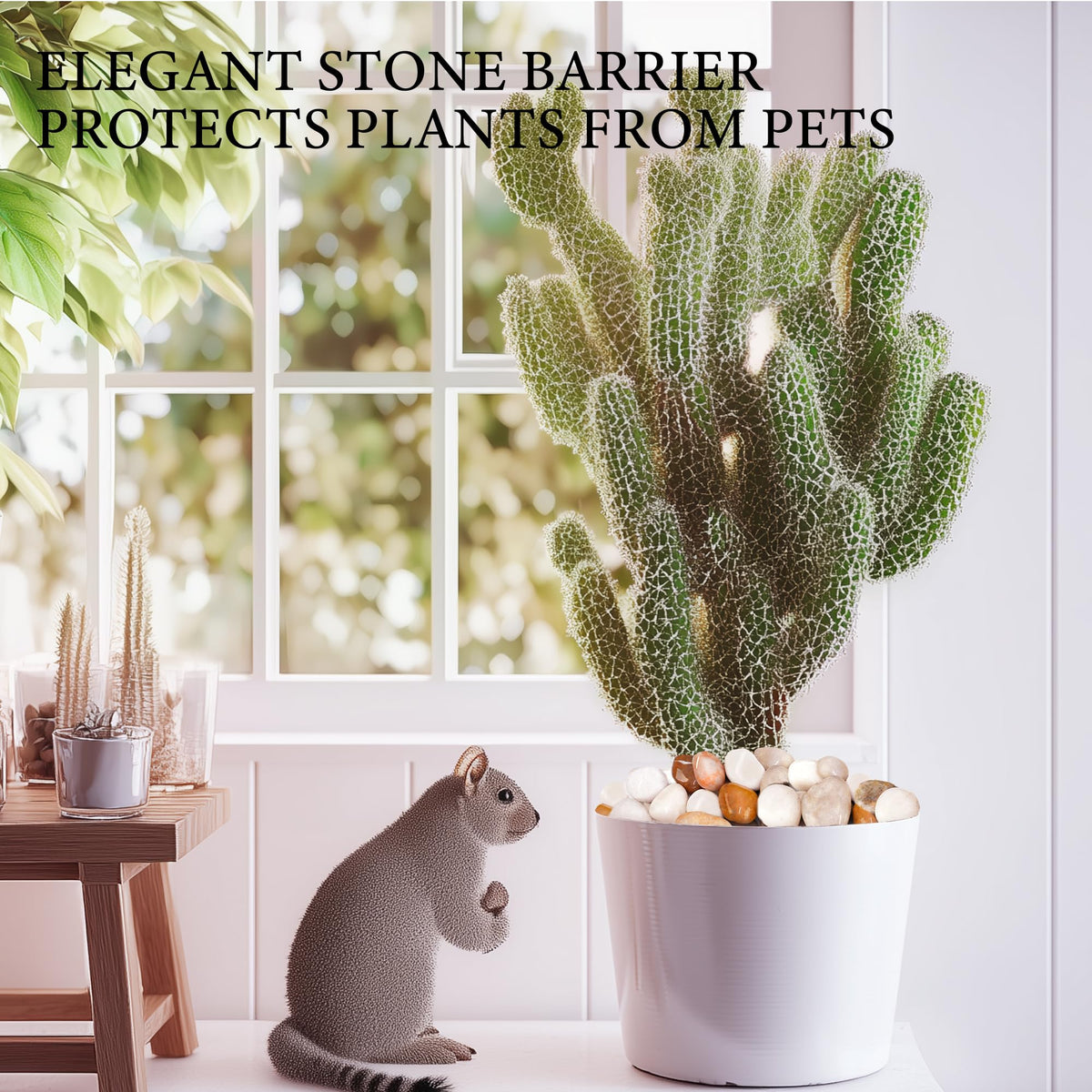 BIOMAND 9lb Mix River Rocks for Plants, 1-3 Inch Pebbles for Indoor Plants, Polished Garden Rocks Outdoor Landscaping, Decorative Stones for Vases, Succulents, Aquarium, Walkways
