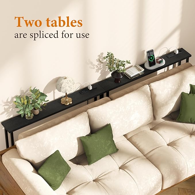 39" Sofa Table Narrow Long