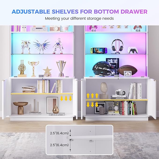 71" Tall RGB Display Cabinet