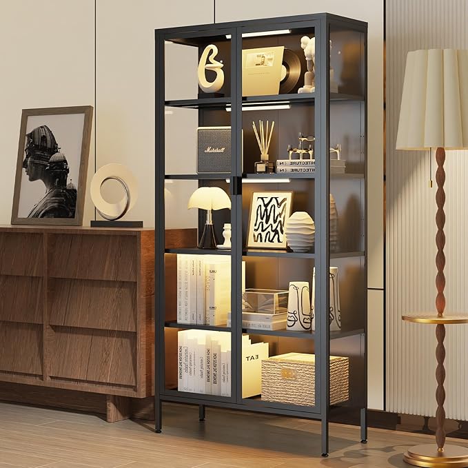 Eltean 71" H Display Cabinet