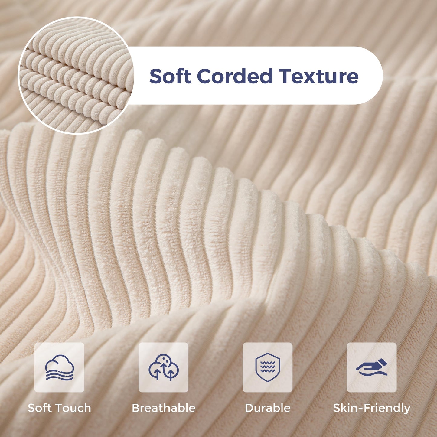 MAXYOYO Folding Sofa Bed with Backrest, Boneless Fold Out Couch Bed with Handle, 2 in 1 Convertible Bean Bag Chair to Floor Sofa Lounger, Comfy Folding Couch for Bedroom & Living Room, Beige