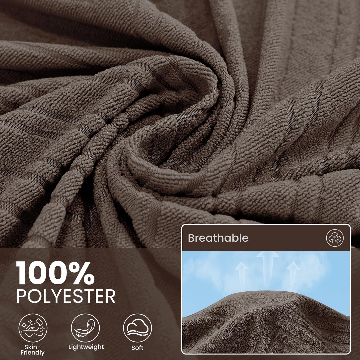 CYCMACO Sectional Couch Covers for Dogs 2 Pieces, Pet Couch Covers for Sectional Sofa, Washable L Shaped Couch Cover, Couch Blanket Furniture Protector (X-Large: 78" x 110" + 78" x 118", Coffee)