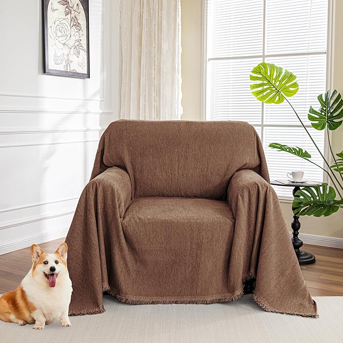 MYSKY HOME Chair Couch Covers Sectional Couch Covers