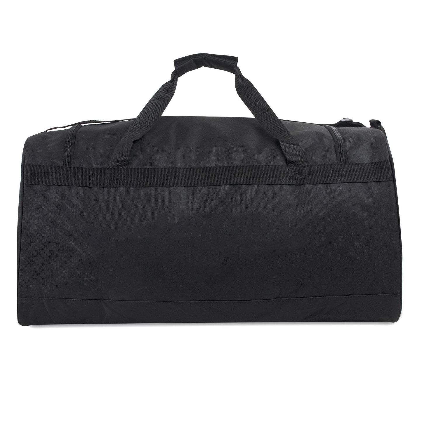 55 Liter, 24 Inch Lightweight Canvas Duffle Bags for Men & Women For Traveling, the Gym, and as Sports Equipment Bag/Organizer (Black 2)