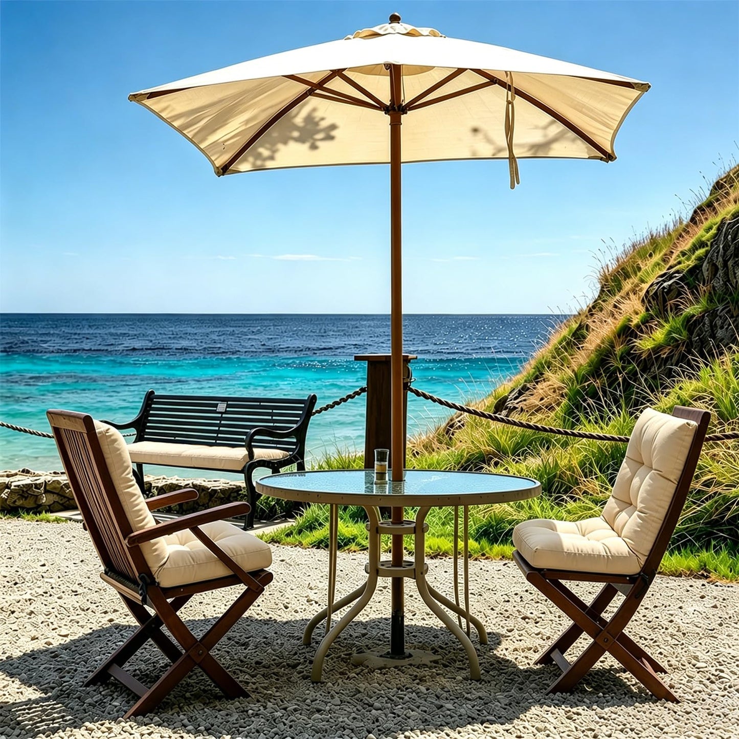 Dizaolive Wicker Chair Cushions Bench Cushion for Outdoor Furniture Patio Furniture Set Bay Window Seat