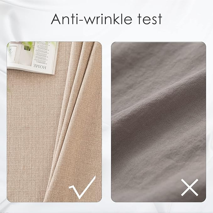 BALCONY & FALCON Rectangle Tablecloth Washable Wrinkle Resistant and Water