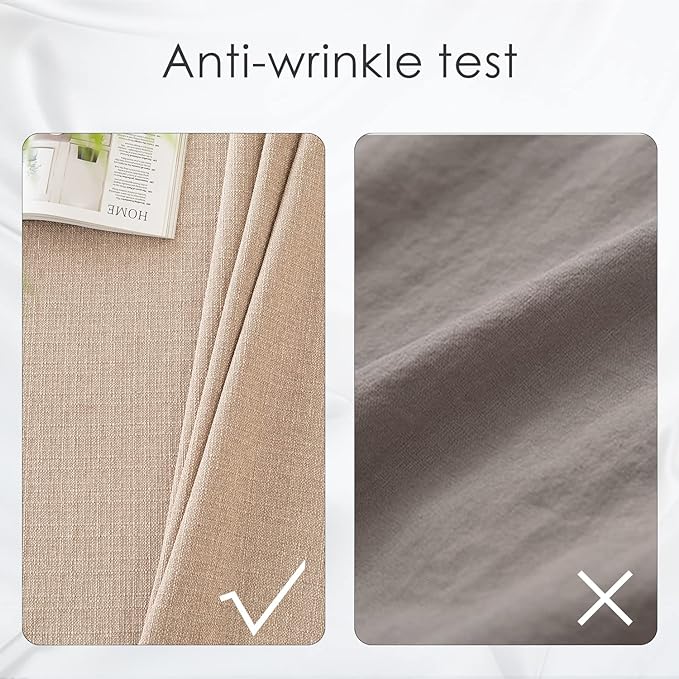 BALCONY & FALCON Rectangle Tablecloth Washable Wrinkle Resistant and Water