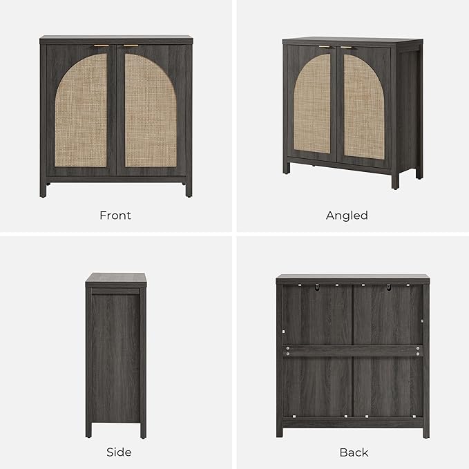 SICOTAS 68" W Rattan Sideboard Buffet Cabinet