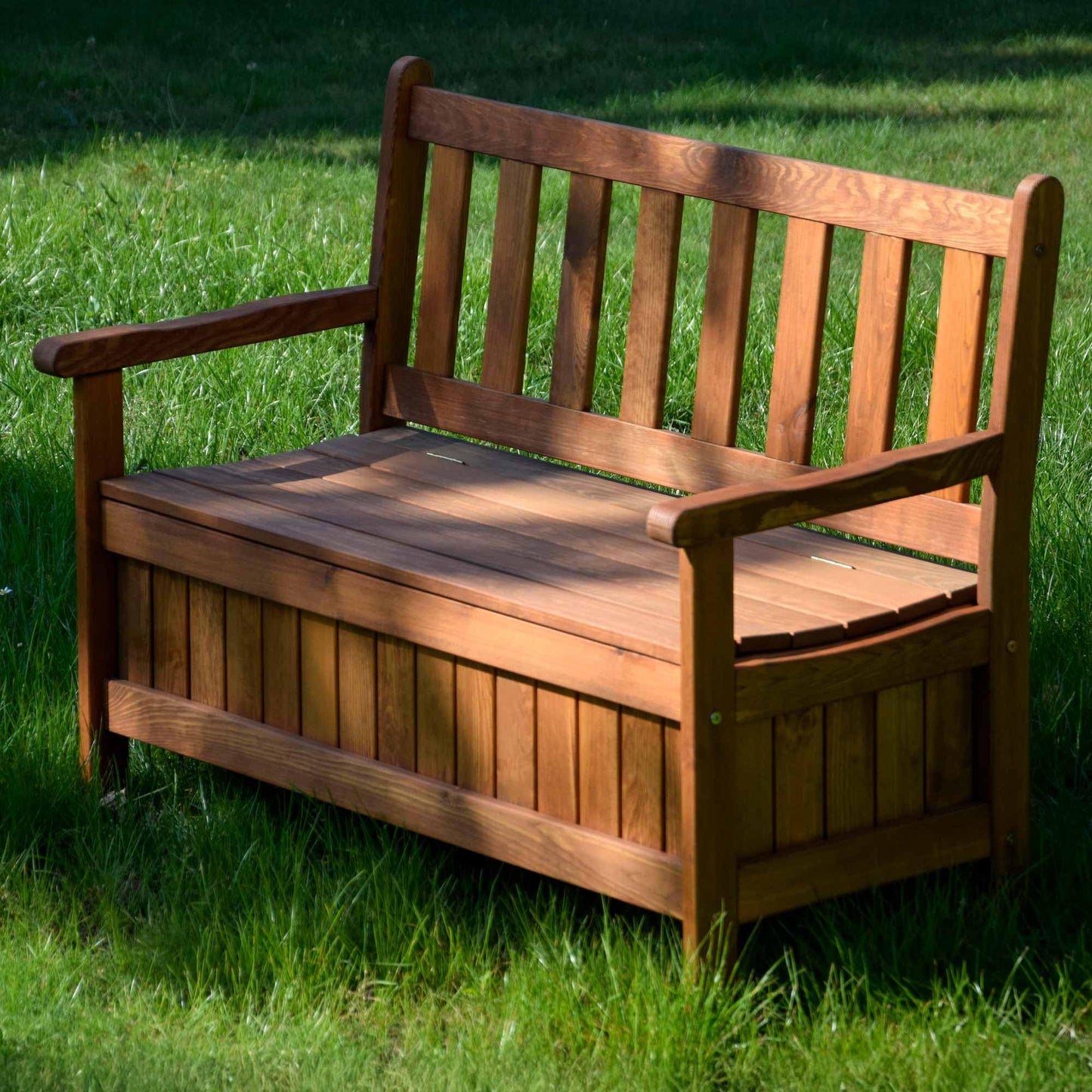 dobar Solid Rest 2 Seater Garden Bench FSC-Certified Wood 115 x 58 x 89 cm Brown
