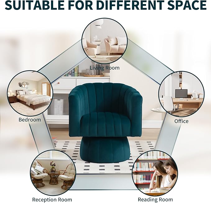 Swivel Accent Barrel Chair