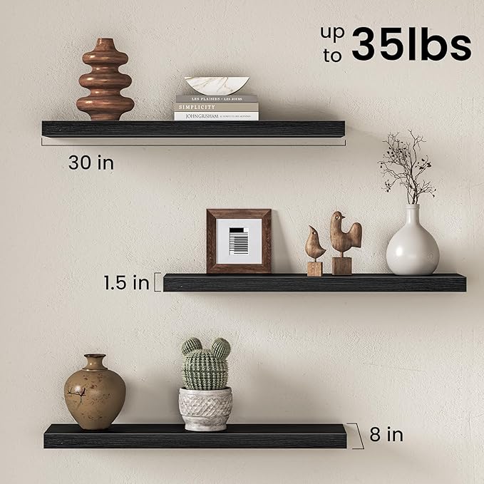 Fun Memories 30Inch Floating Shelves