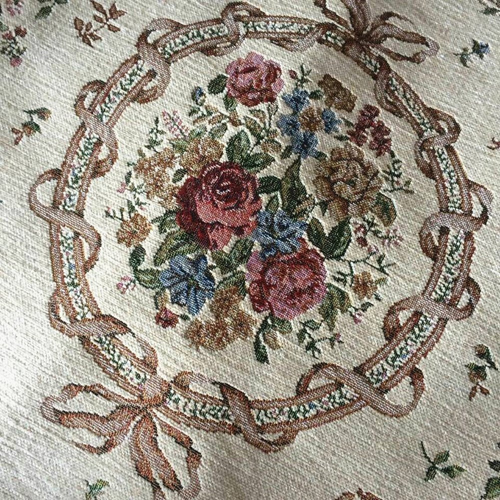 UKELER Royal Collection New Traditional Oriental Rug Home Decor Collection Floral Rugs Carpet for Bedroom, 55'' x 79'', Euro Romance