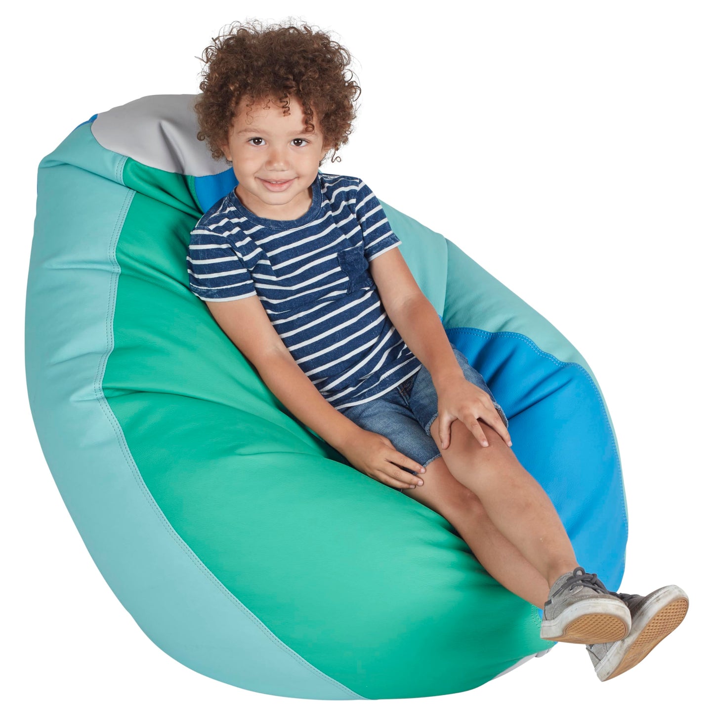 FDP SoftScape Dew Drop Bean Bag Chair with Supportive High-Back Design, For Kids, Teens and Adults, Alternative Seating for Dorms, Schools, Libraries, Daycares or Home - Contemporary
