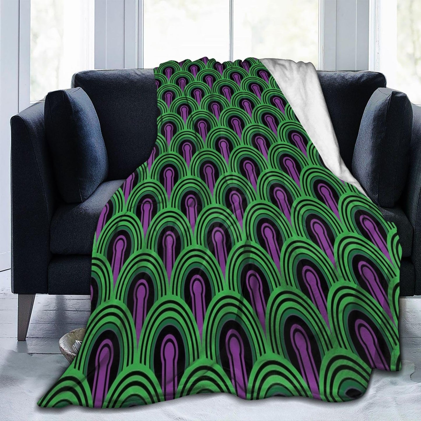 The Shining' Overlook Hotel Room Carpet Throw Blanket 50"X40" Lightweight Flannel Throws Blankets for Couch Bed Sofa Living Room Bedroom Home Decor,Soft Cozy Fluffy Fuzzy Plush Blanket for All Season