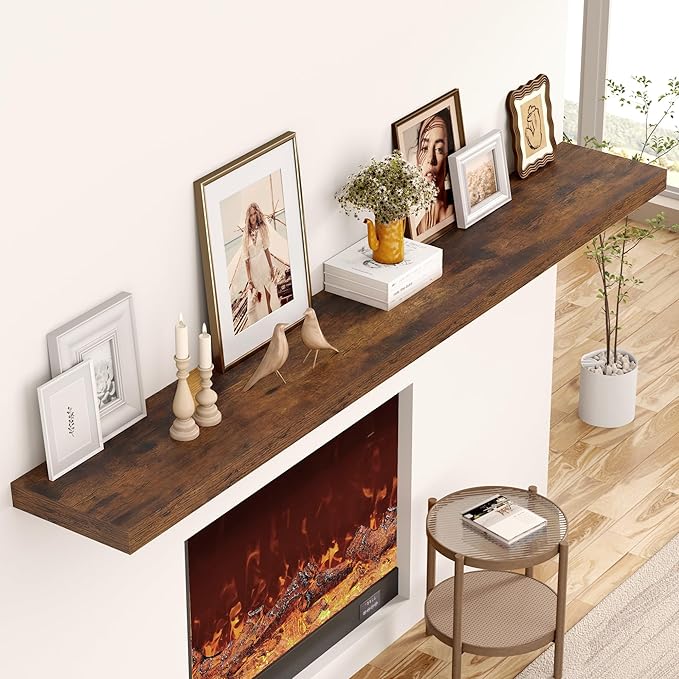 55 Inch Floating Shelves, 12 Inch Deep Floating Shelves
